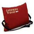 Head & Lumbar Pillow w/ Strap - 2 Color Fabric - USA Made!